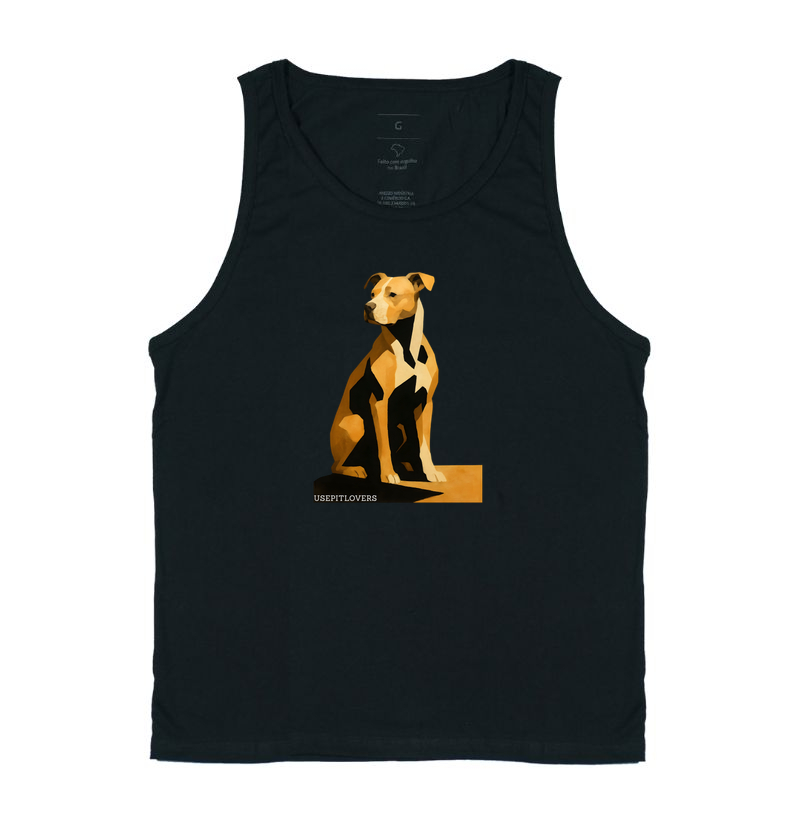 PIT BULL ESTILO LOW POLY MINIMALISTA