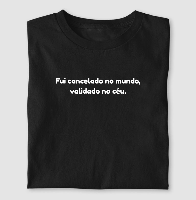 CAMISETA CANCELADO NO MUNDO