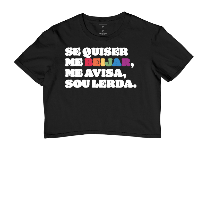 Se quiser me beijar, me avisa, sou lerda