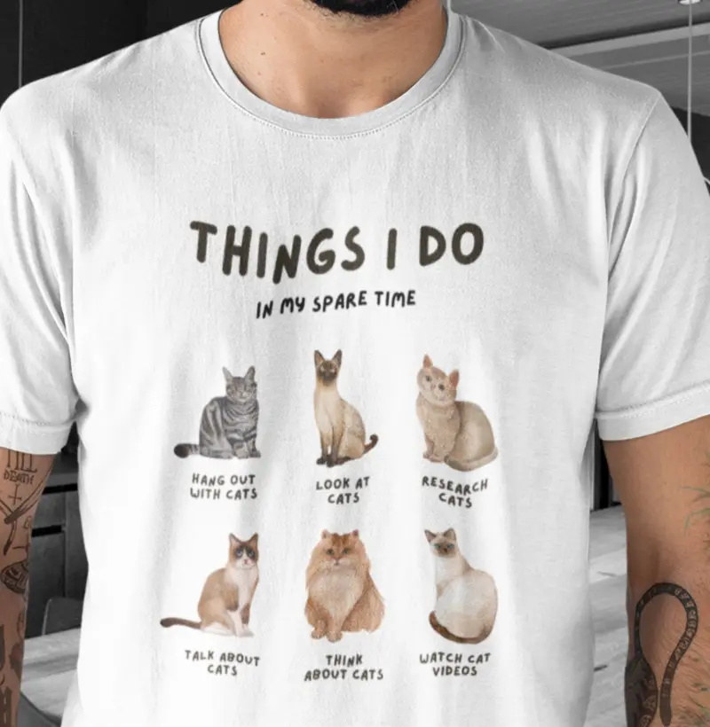 Camisa Masculina Catlovers - Soul Nice