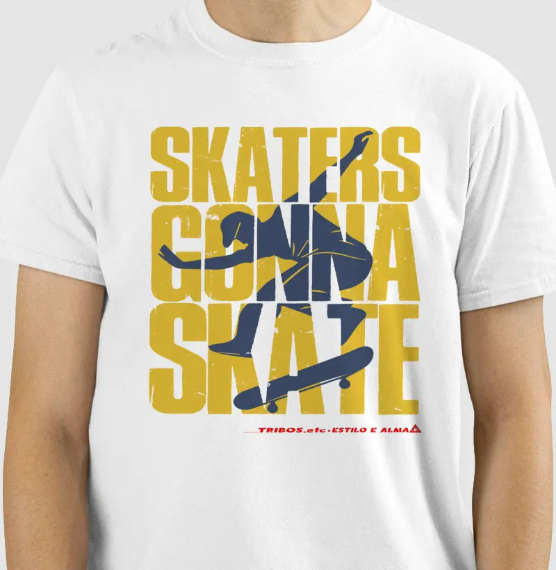 CAMISETA RESERVA.INK MASCULINA E FEMININA TRIBOS.etc ADVENTURE SKATERS