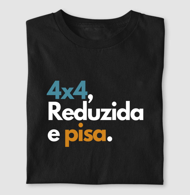4x4 reduzida e pisa