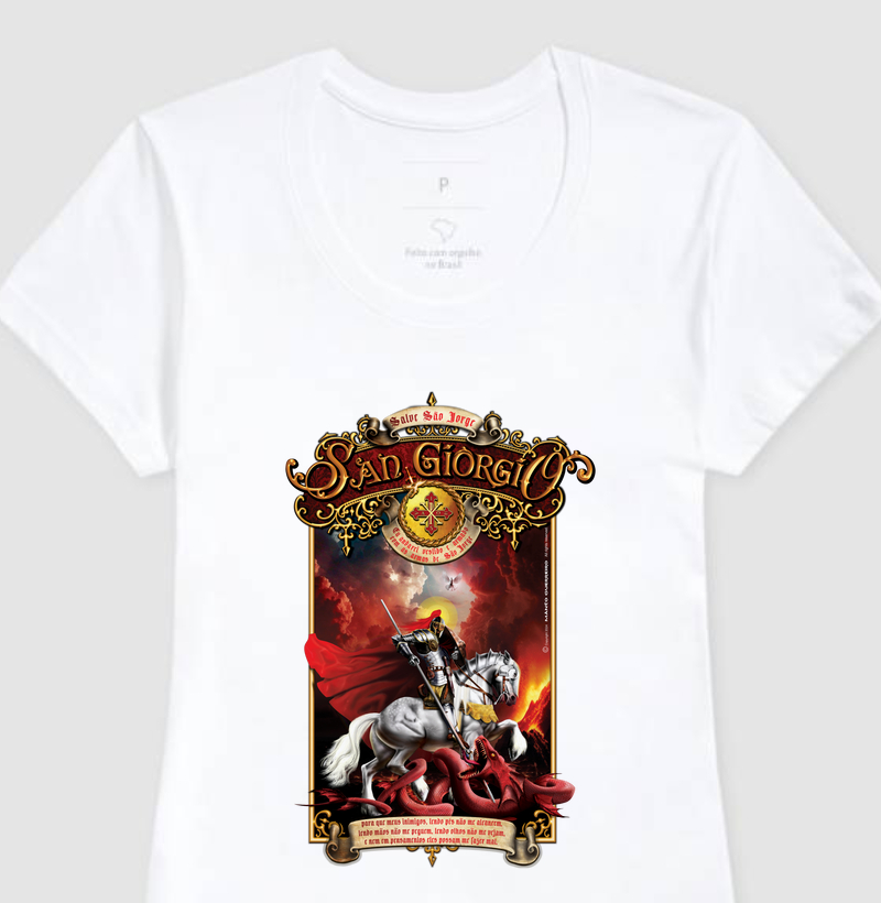 Camisa São Jorge Feminina Branca