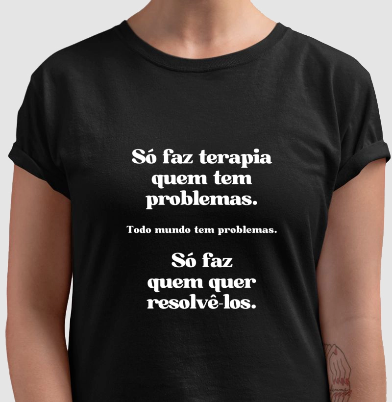 Camiseta psicologia terapia 