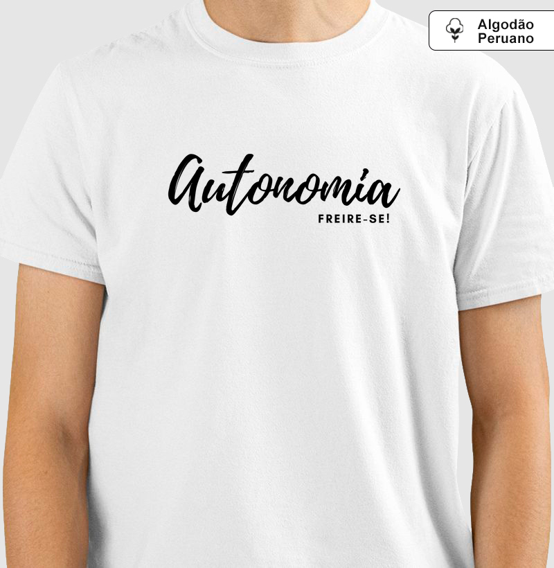 Práxis Camiseta Algodão Peruano Autonomia