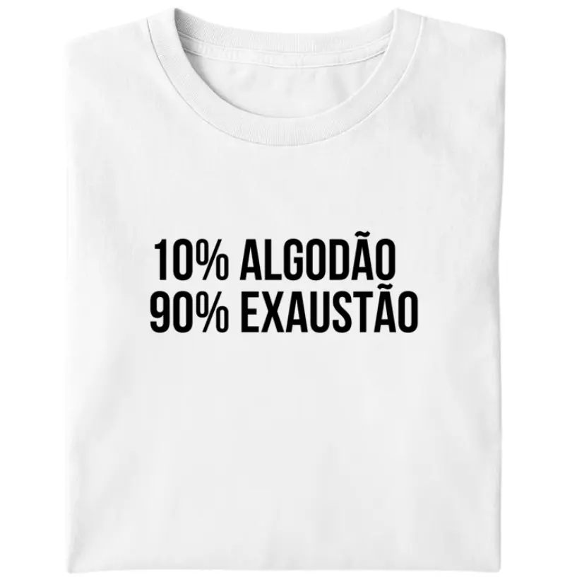 10% Algodão 90% Exaustão