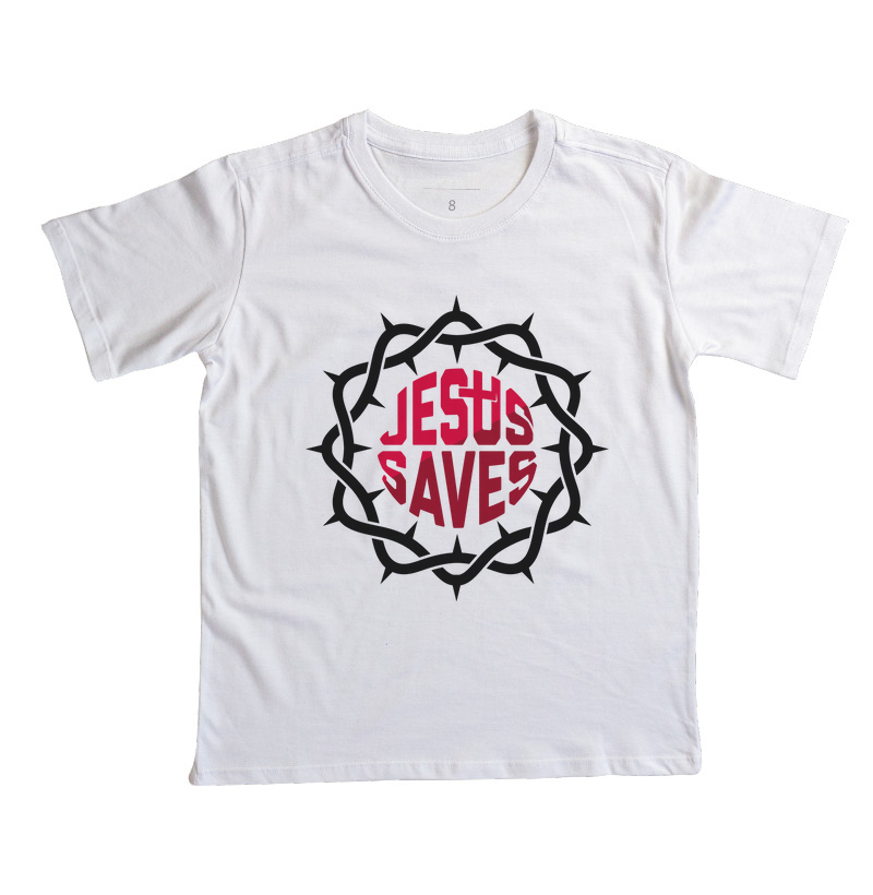 Jesus Saves – O Poder da Redenção em Uma Camiseta! ✝️🔥