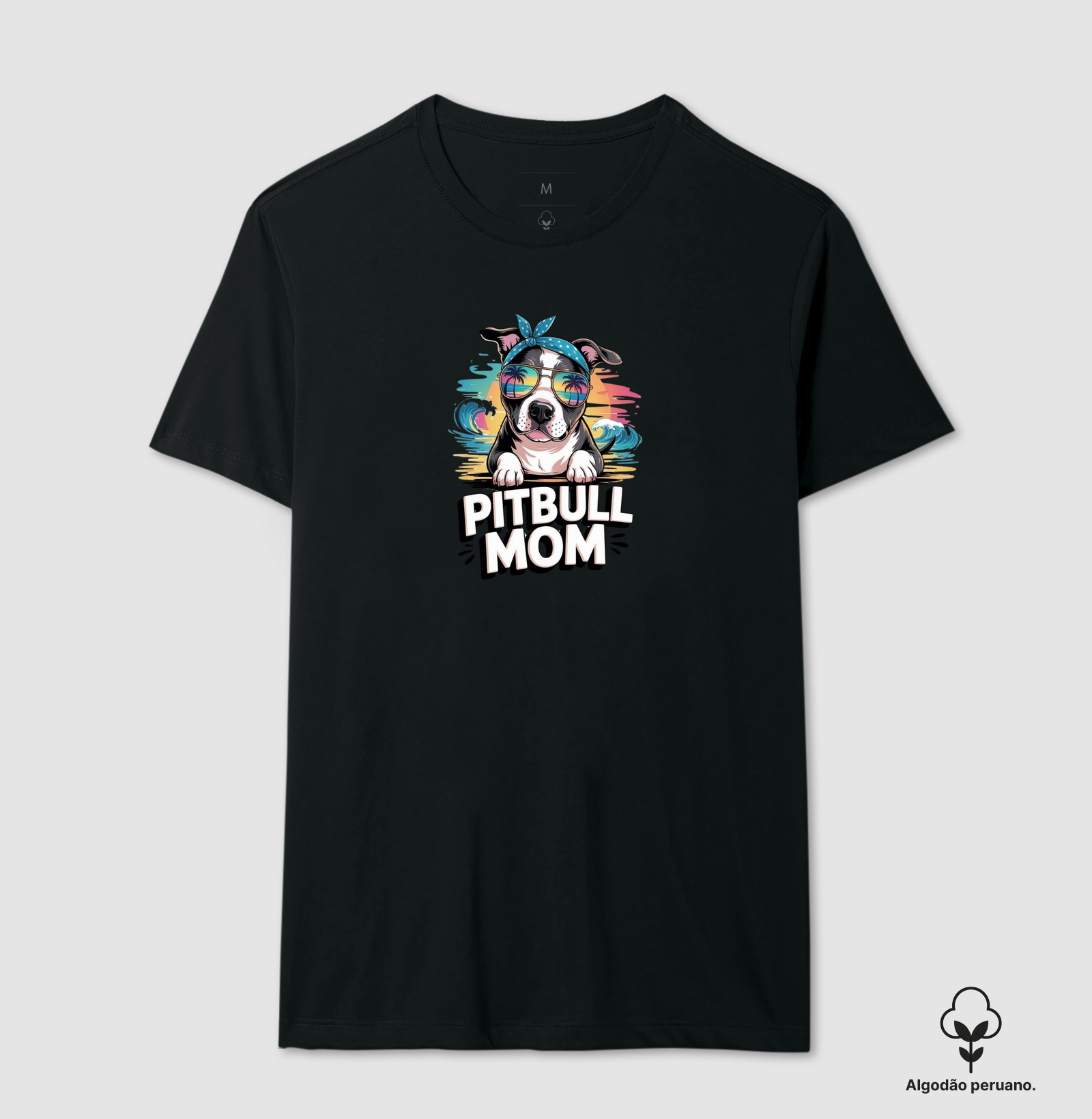 PIT BULL MOM ÓCULOS E BANDANA