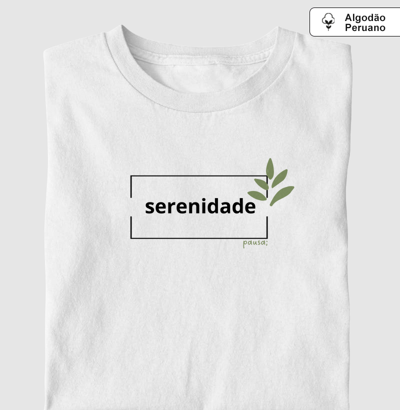 Serenidade - algodão peruano