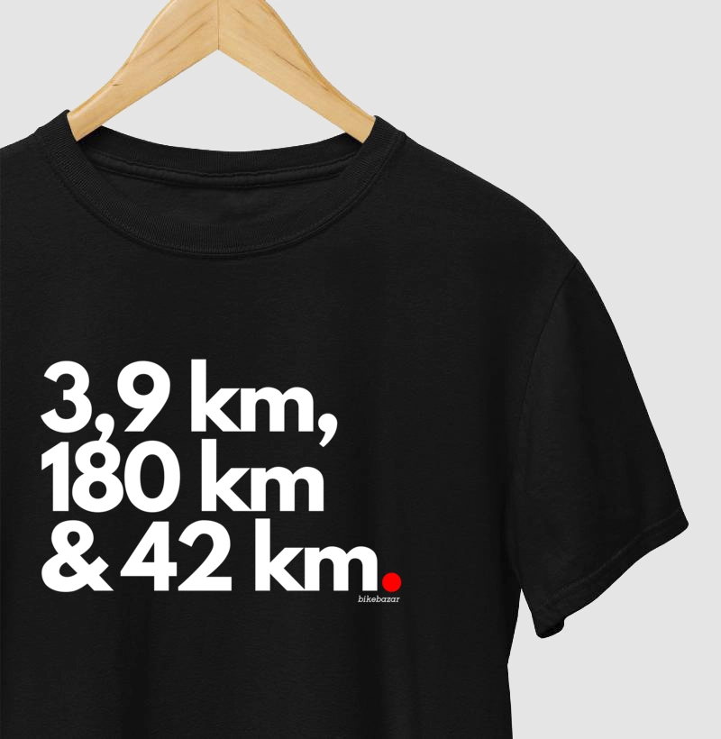 3,8km, 180km & 42km - Cores diversas