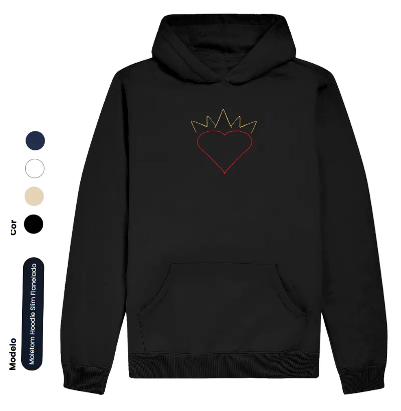 O Amor é Rei - Hoodie Moletom 