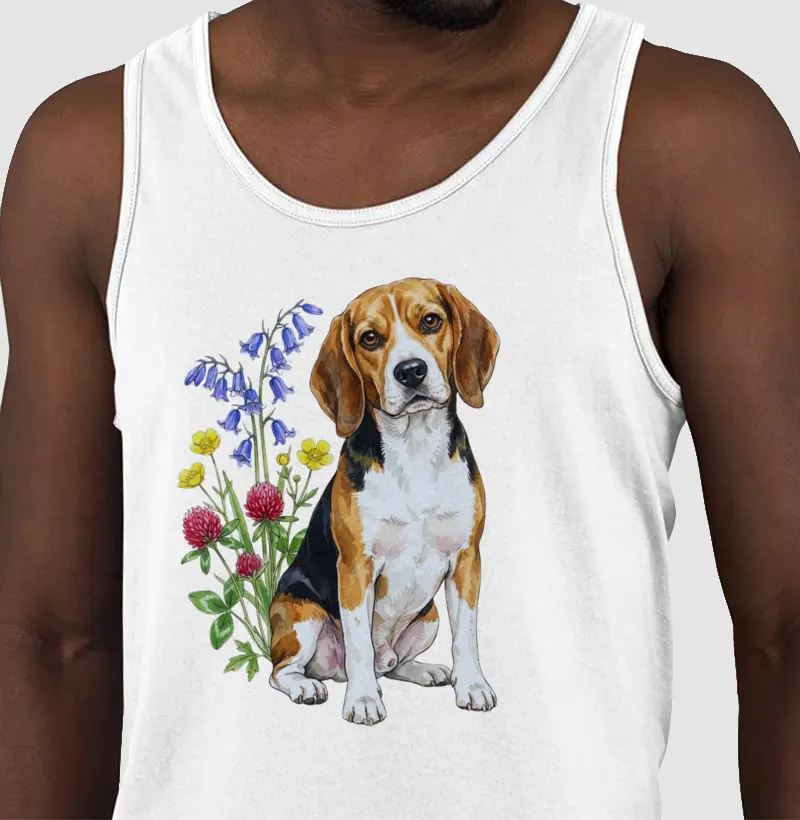 Beagle Floral Serenidade