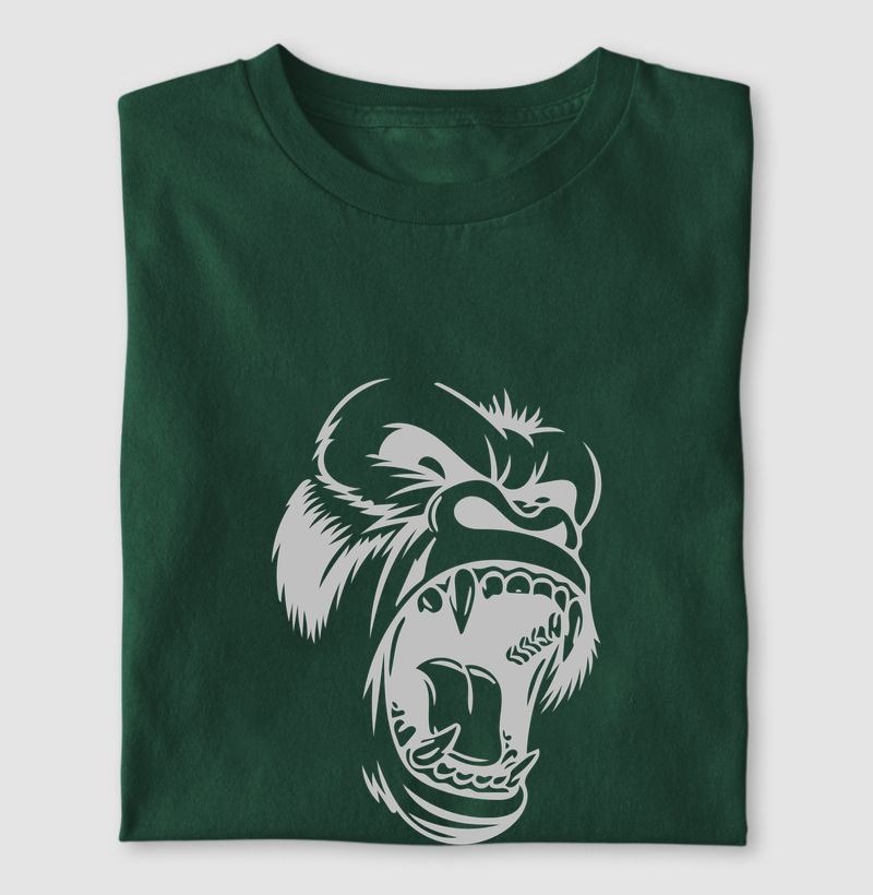 Camiseta Animalis Gorila 100% Algodão