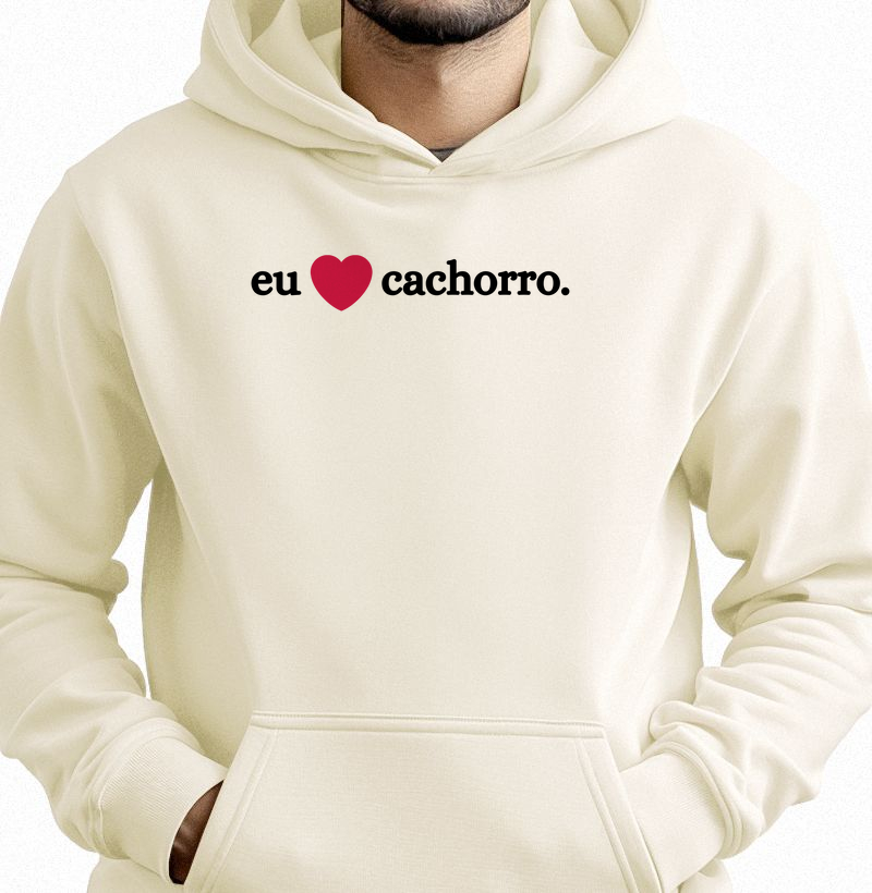 Eu amo cachorro