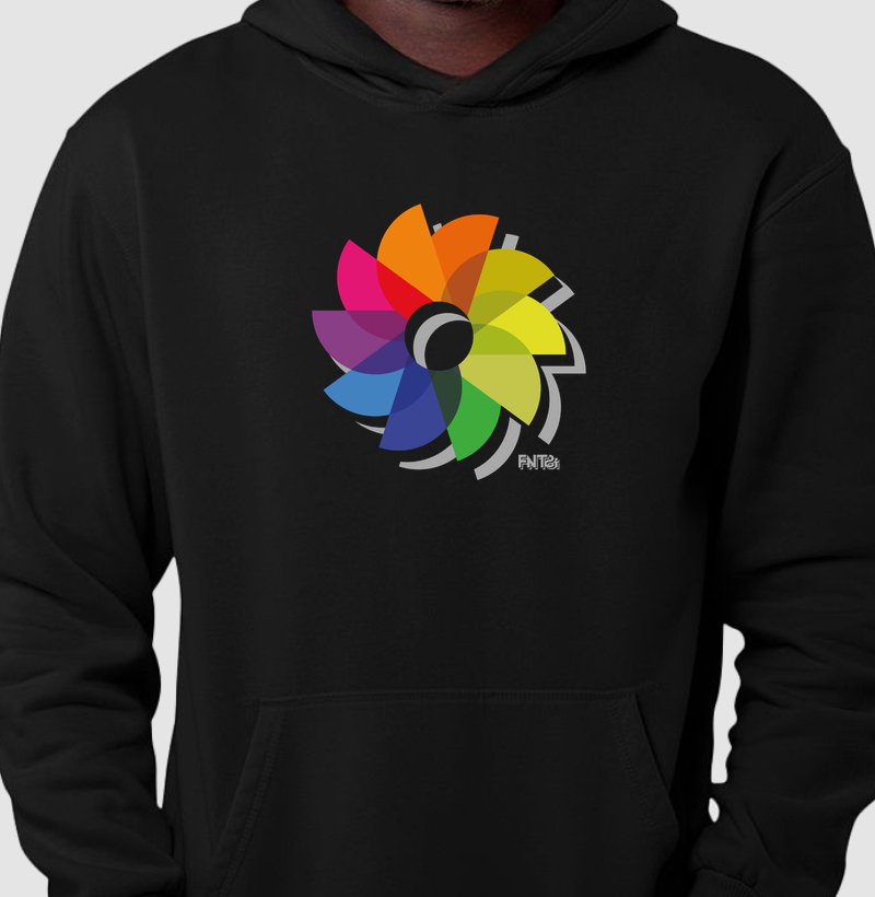 MOLETOM HOODIE SLIM "DIA" / FLOR DO SOL 2