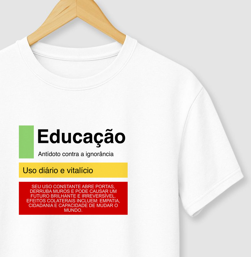 Educação é o melhor remédio