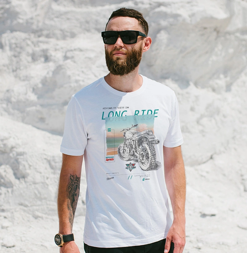 Camiseta Estampada Long Ride