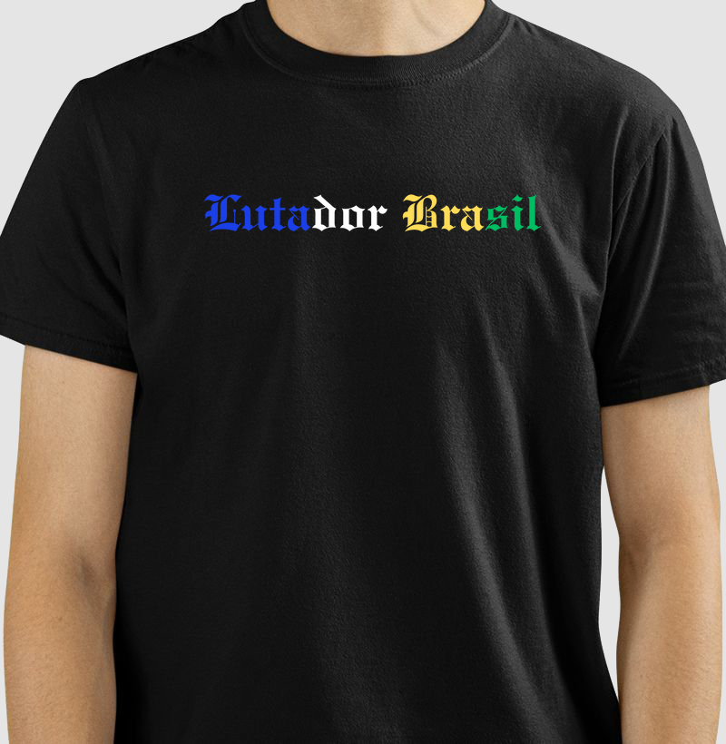 Camiseta Lutador Brasil
