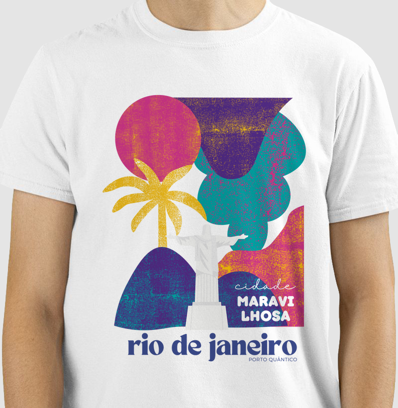 Camiseta Unissex 100% Algodão - Rio de Janeiro