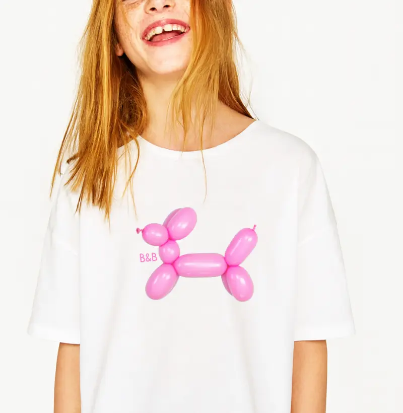 Camiseta Pink Dog