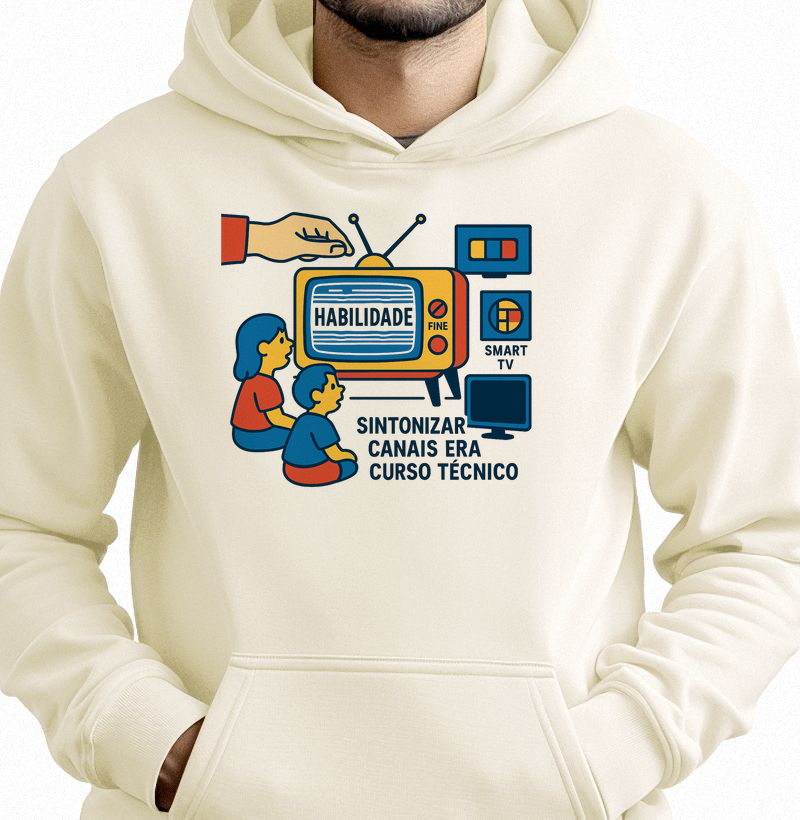 Hoodie Moletom Sintonizar era curso técnico