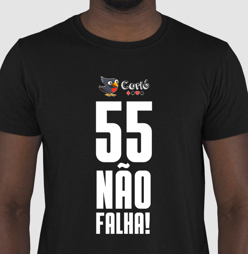 Camiseta Personalizada Curió 55 não falha