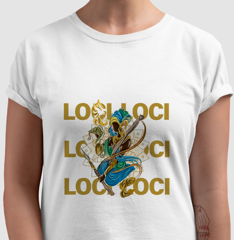 Camiseta ''Nunca Foi Sorte Sempre Foi Logun Edé''