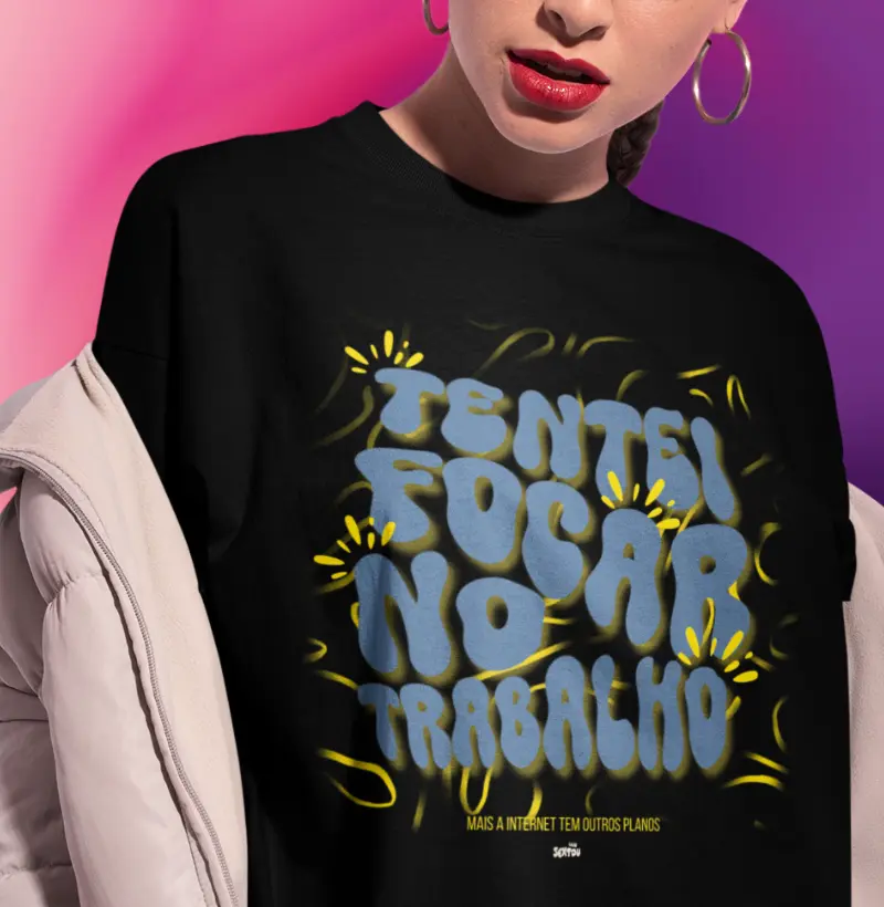 Tentei focar no trabalho ...