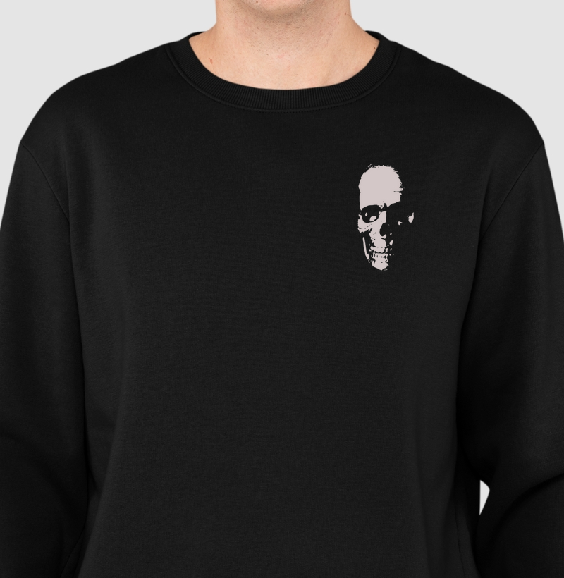 Suéter Moletom Skull W&B