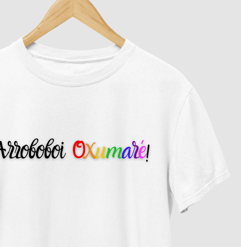 Oxumaré - Saudação - Camiseta Branca