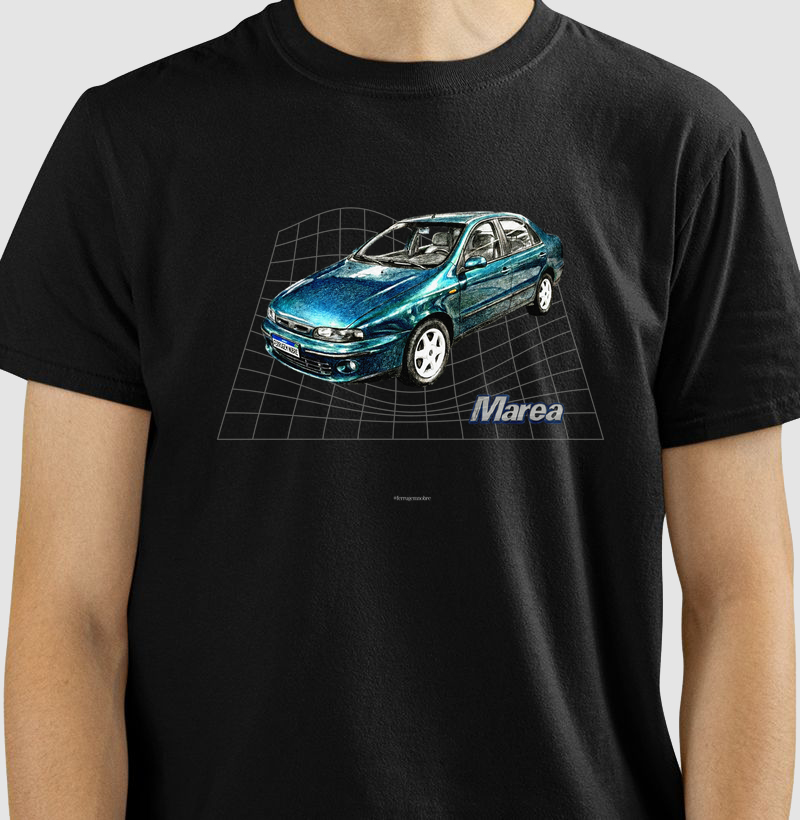Camiseta Fiat Marea - A Sinfonia 5 Cilindros