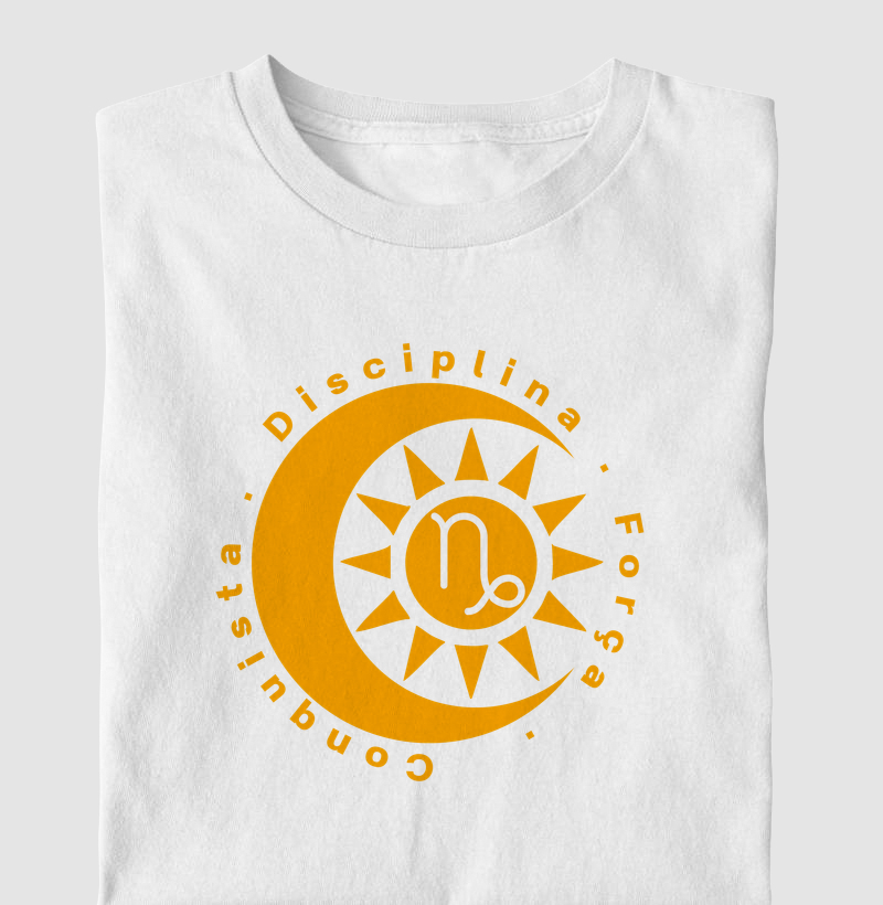 Capricórnio  -Disciplina • Força • Conquista-Algodão peruano