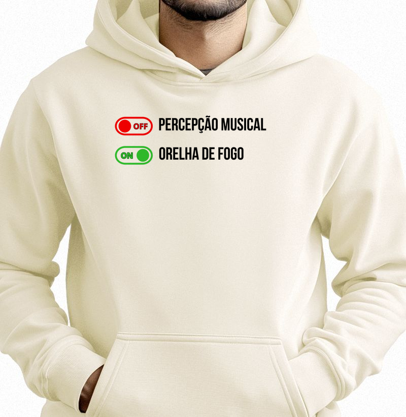 Camisa "Percepção OFF/ Orelha de fogo ON"
