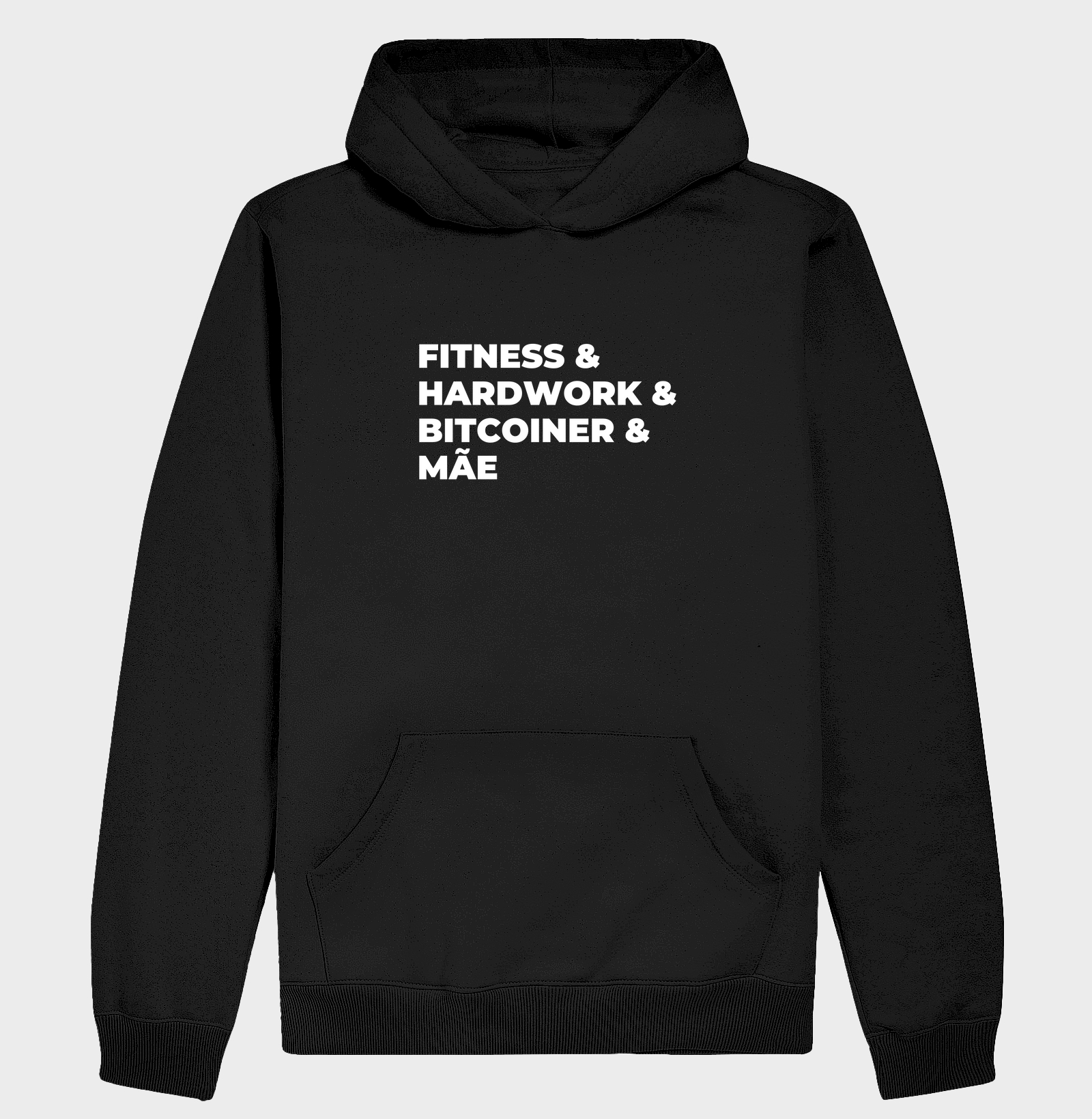 Fitness, hardwork, bitcoiner e mãe
