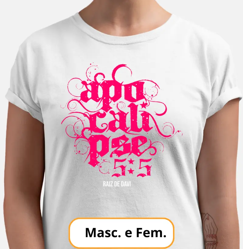 Camiseta - Raiz de Davi, Apocalipse 5:5