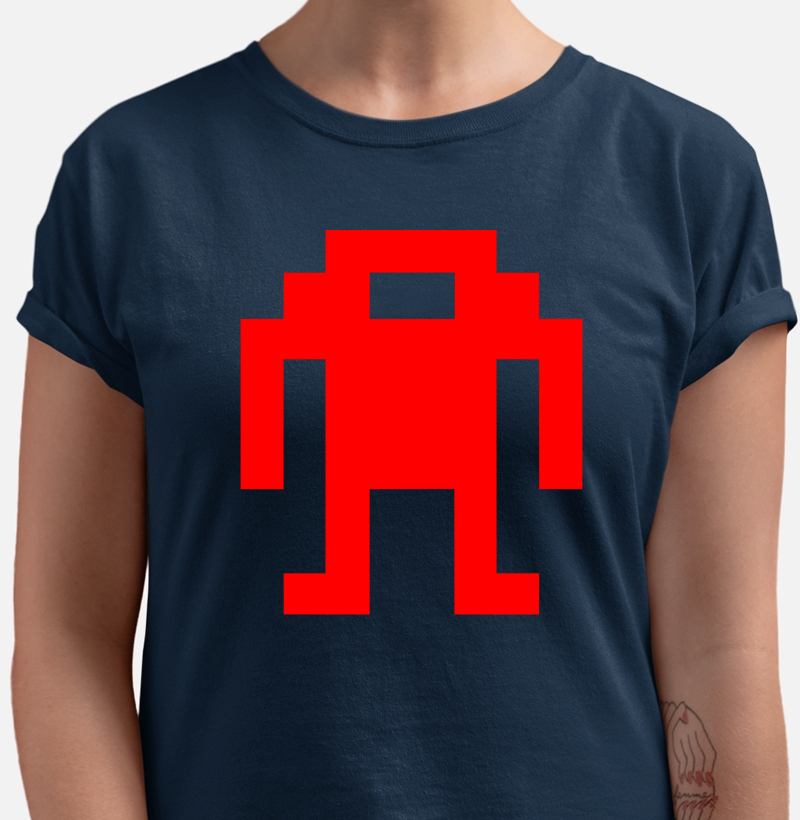 Red Pixel Droid – Think Tee