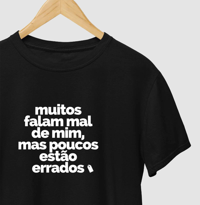 Muitos falam mal de mim