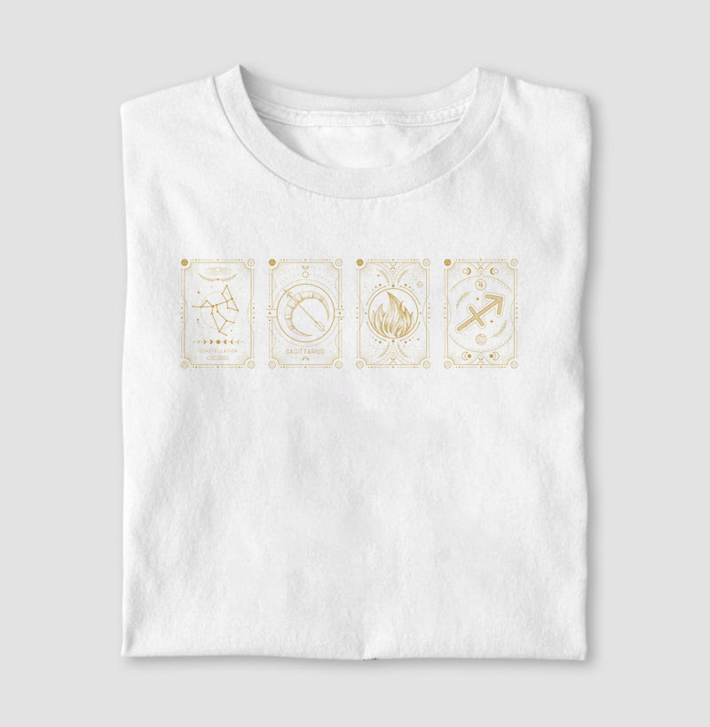 Camiseta Signos - CARTAS DE SAGITÁRIO 