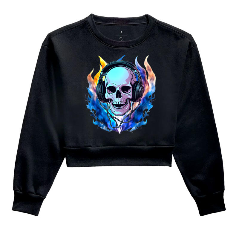 Blue skull