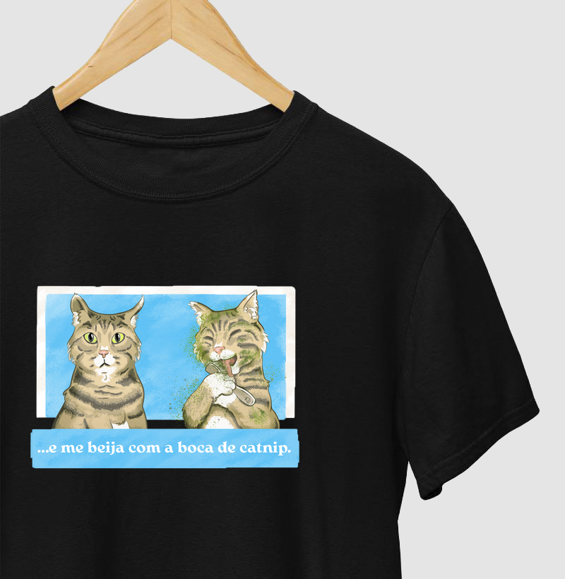 Camiseta - Cotidiano - Todo dia Catnip 