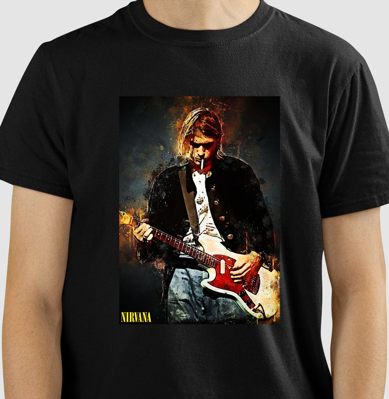 Camiseta Kurt Cobain