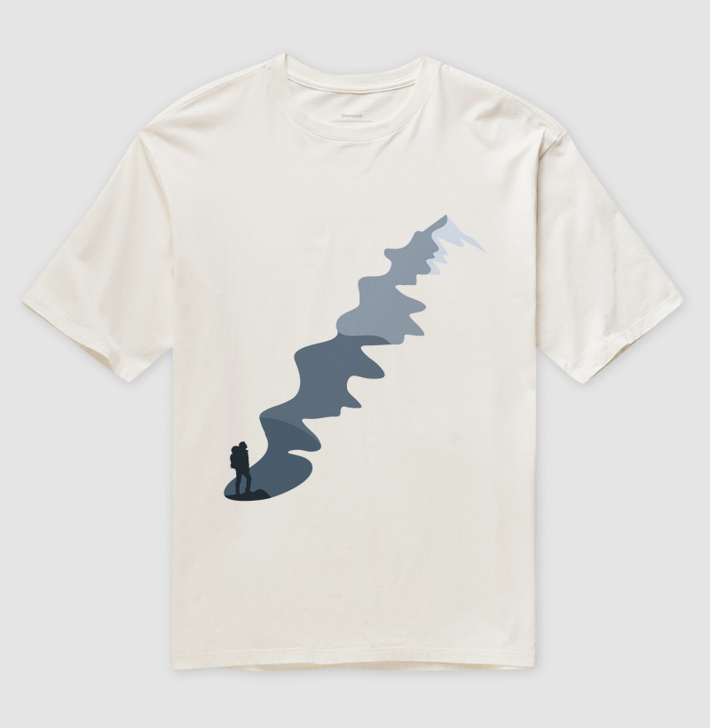 Camiseta Montanha - Oversized