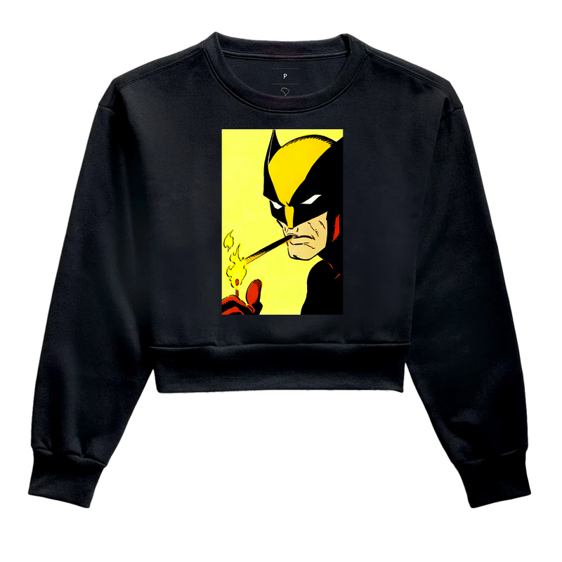 Wolverine is smoking
