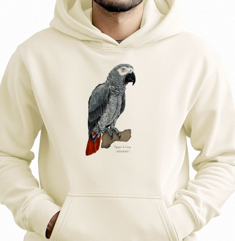 Love Friends - Papagaio do Congo - Moletom Hoodie
