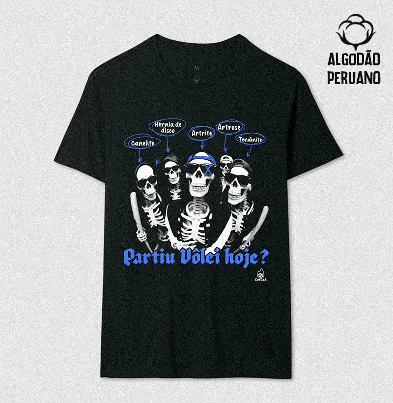 Partiu vôlei hoje! Azul