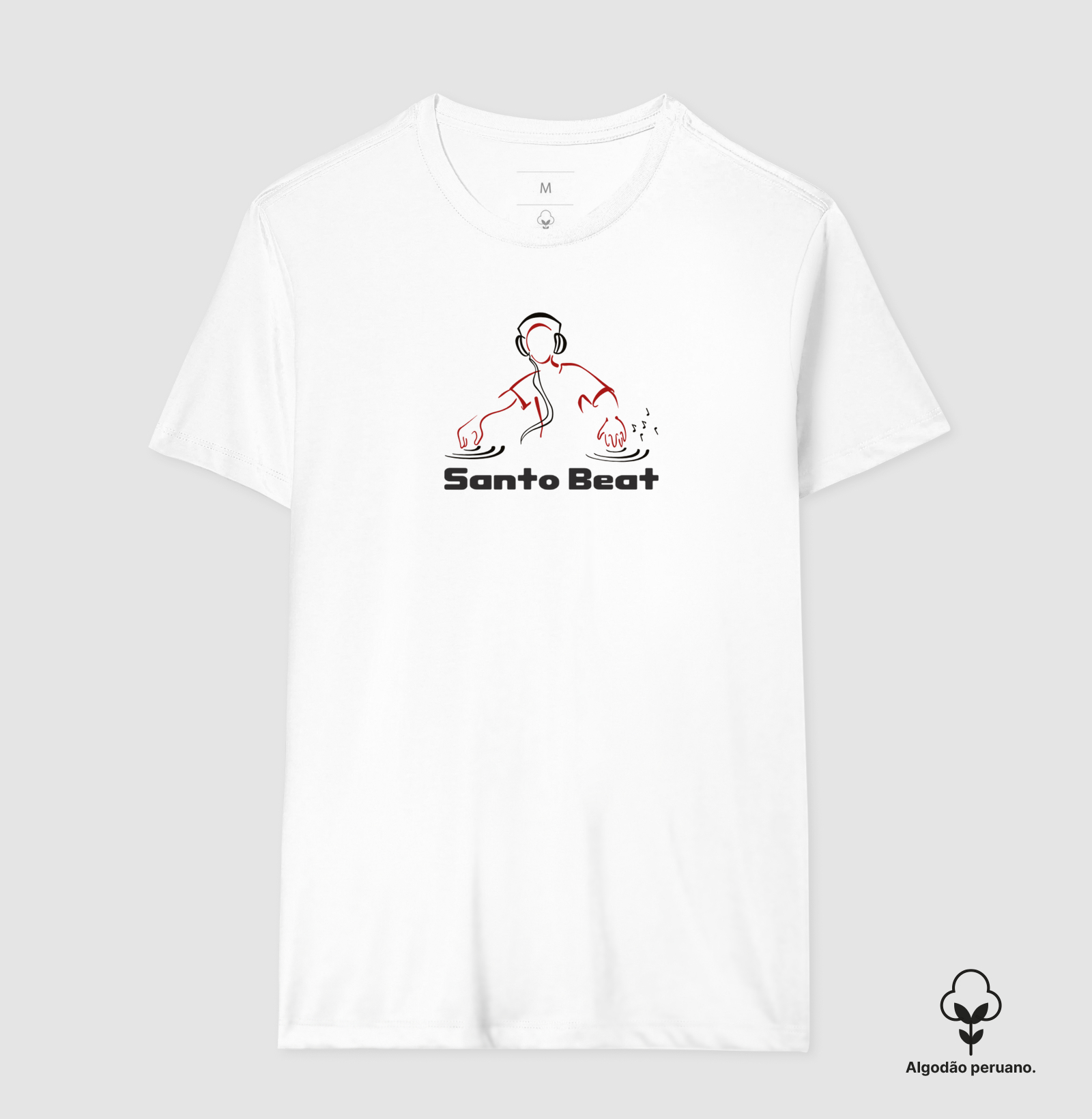 Camiseta Santo Beat DJ