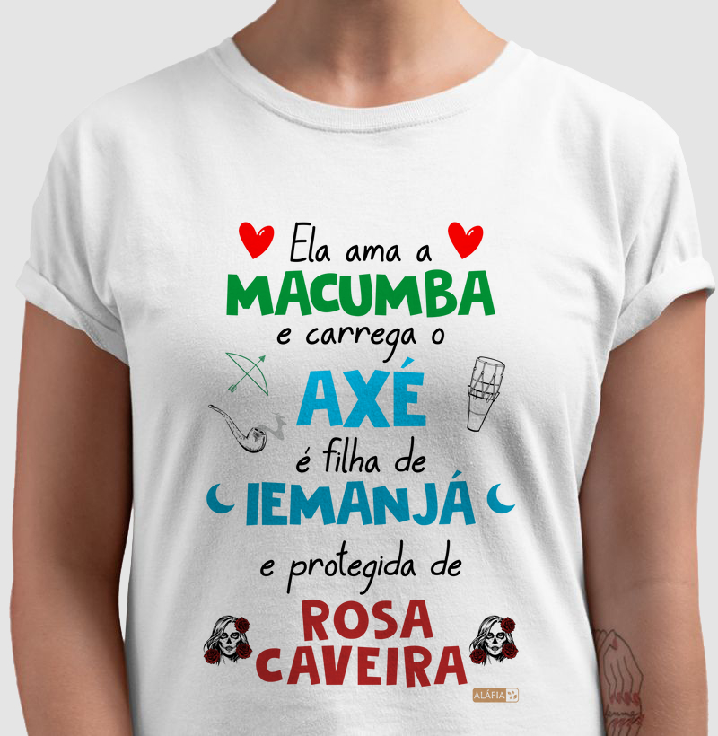 Ela ama macumba - Iemanjá e Rosa Caveira