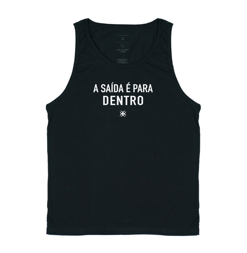A saída é para dentro
