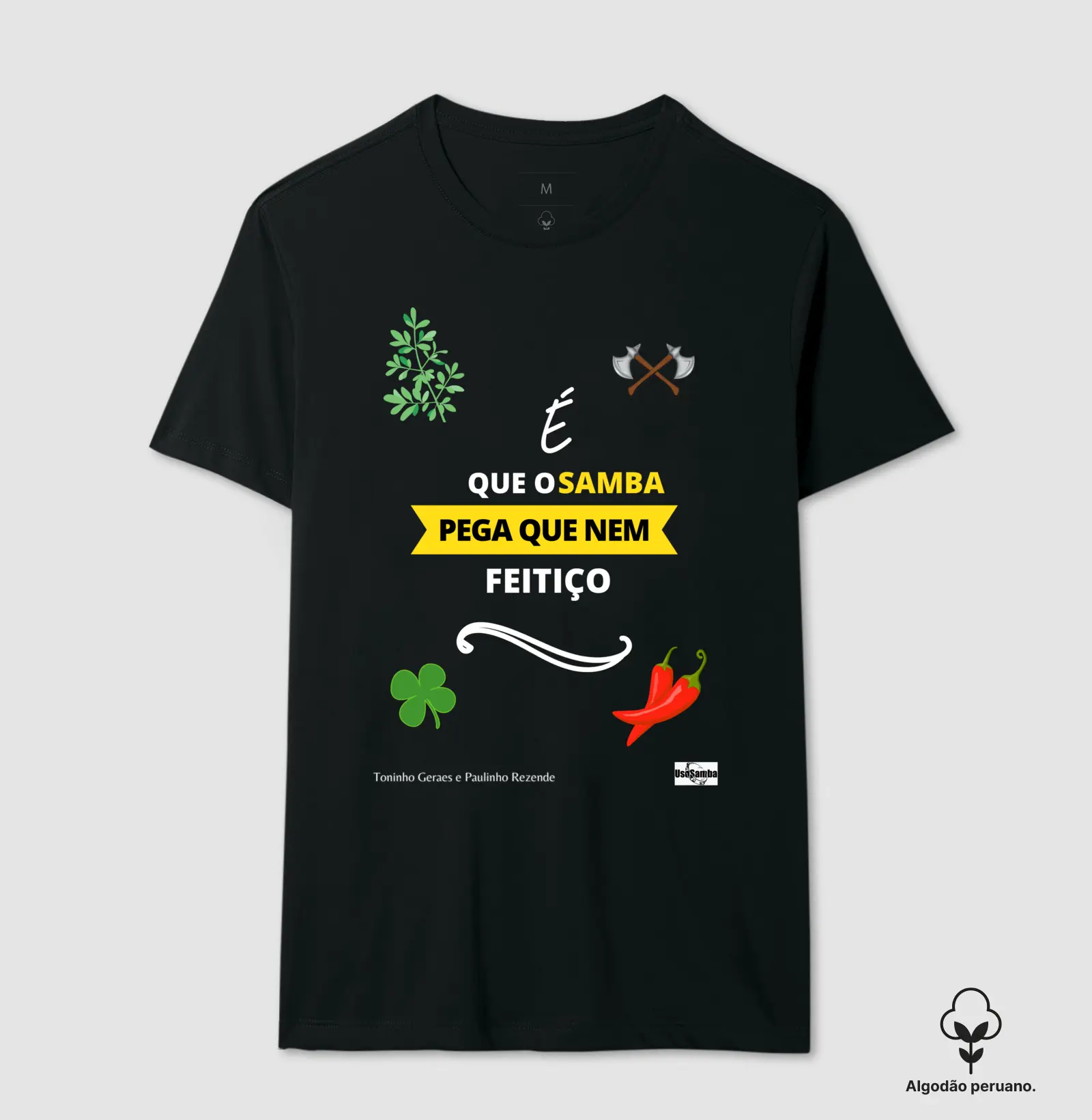 É que o samba pega que nem feitiço