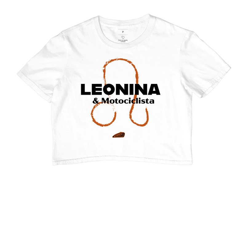 Leonina e motociclista 